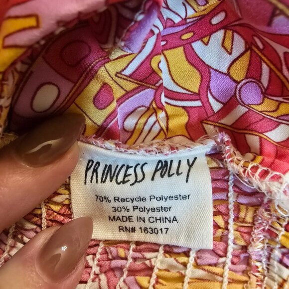 PRINCESS POLLY Jayda Halter Top sz 2 - Picture 3 of 8